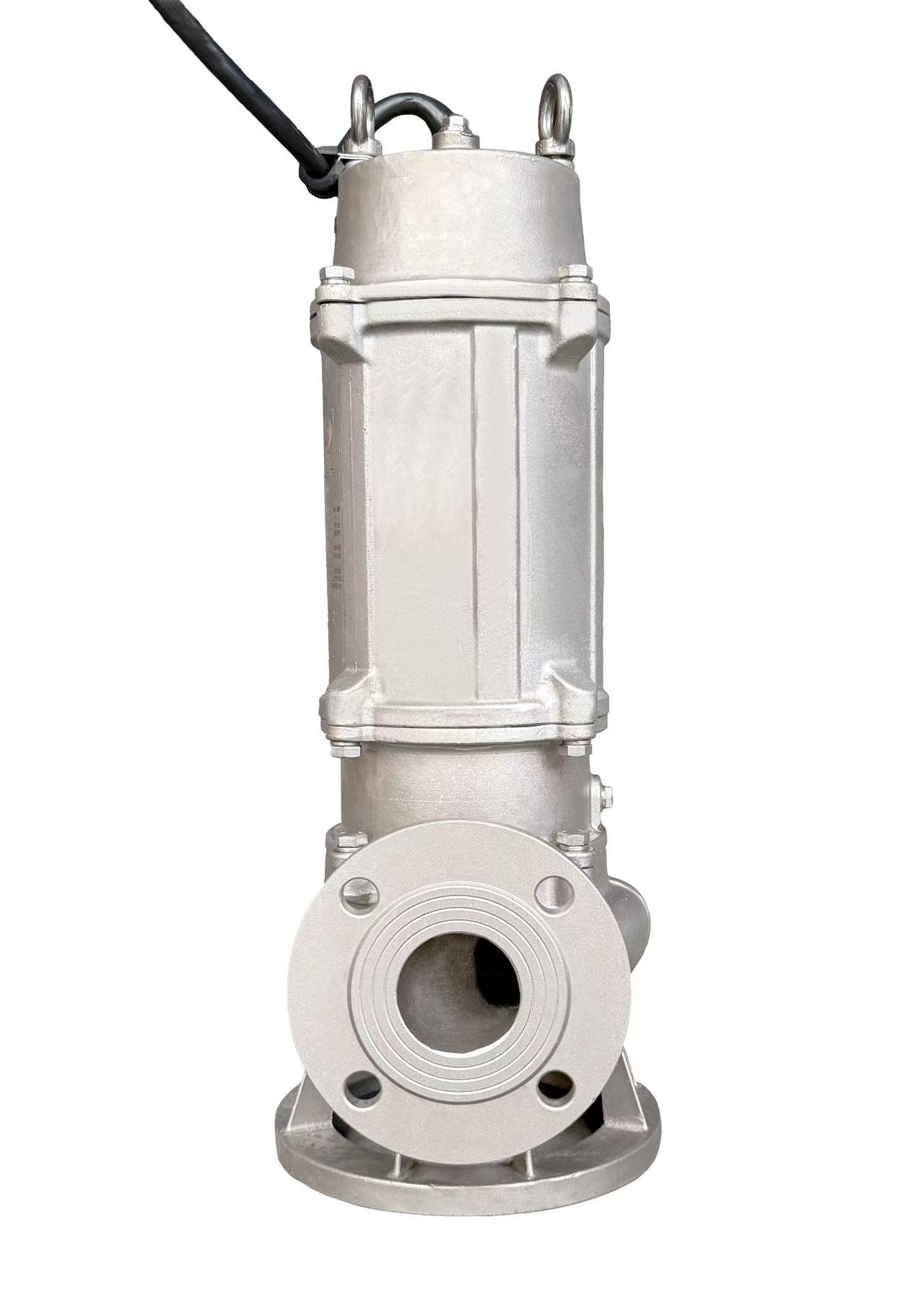Pompe à eaux usées en acier inoxydable WQP